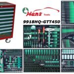 Cărucior Profesional pentru Scule cu 450 Piese și Sertare Echipate