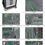 Cărucior Profesional PRO-PLUS cu 322 Piese și Sertare Echipate