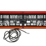 Rama pentru numar de inmatriculare cu iluminare