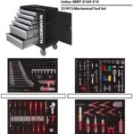 Cărucior/ Cutie pentru Scule 251 Piese - 6 Sertare, Serie CONSUMER, Negru/Gri